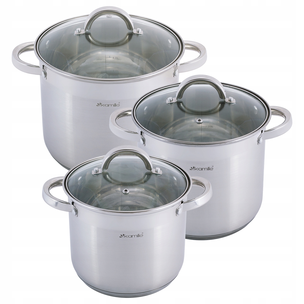 ZESTAW GARNKÓW 6 el. INOX - Idealny dla każdej kuchni Typ powłoki non-stick (nieprzywierająca)