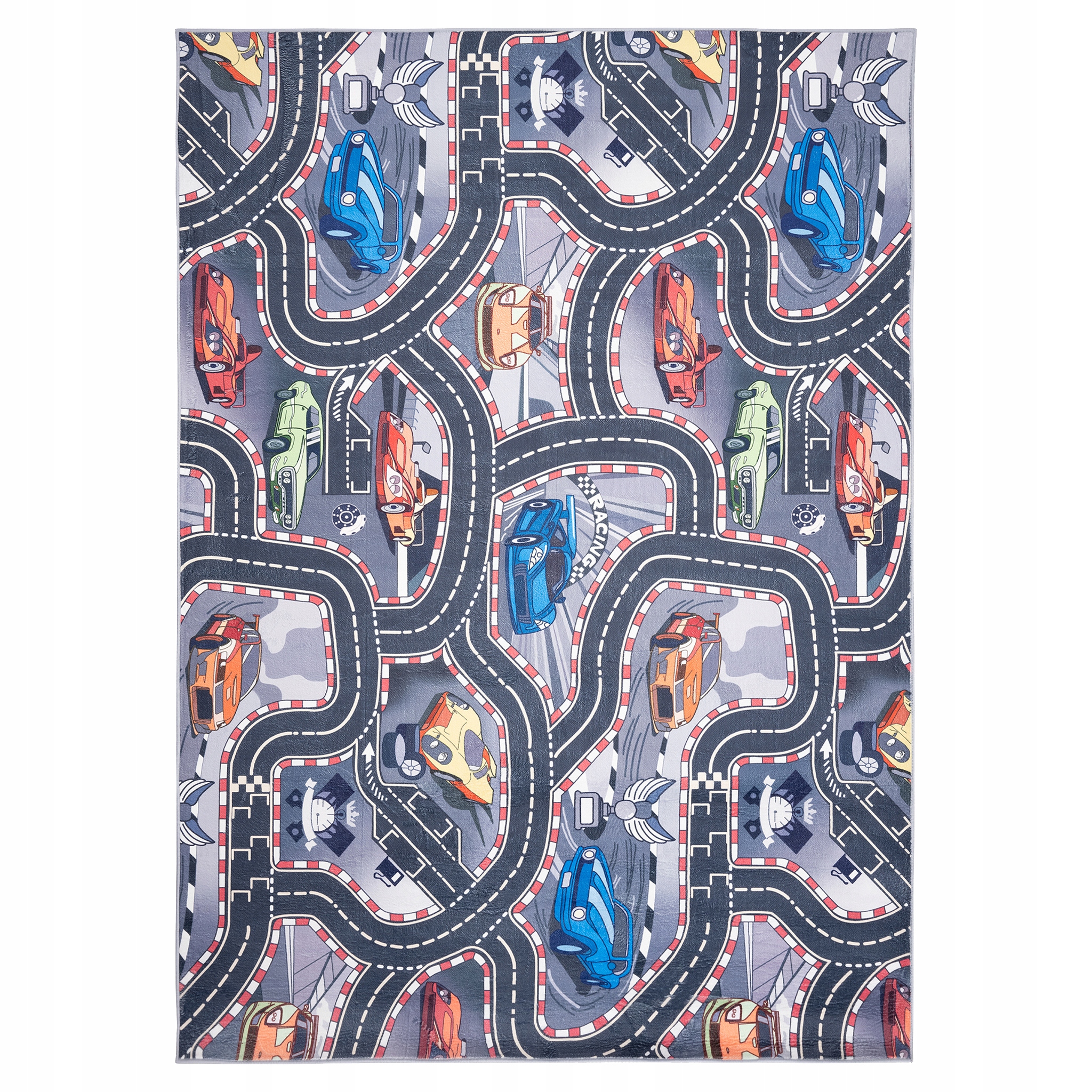 Koberec Flannel 200x300 Tištěný pro hraní Protiskluzový dětský v4