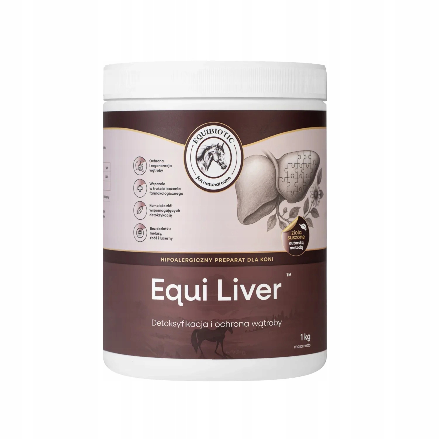 Equibiotic Equi Liver 1 kg – podpora regenerace jater