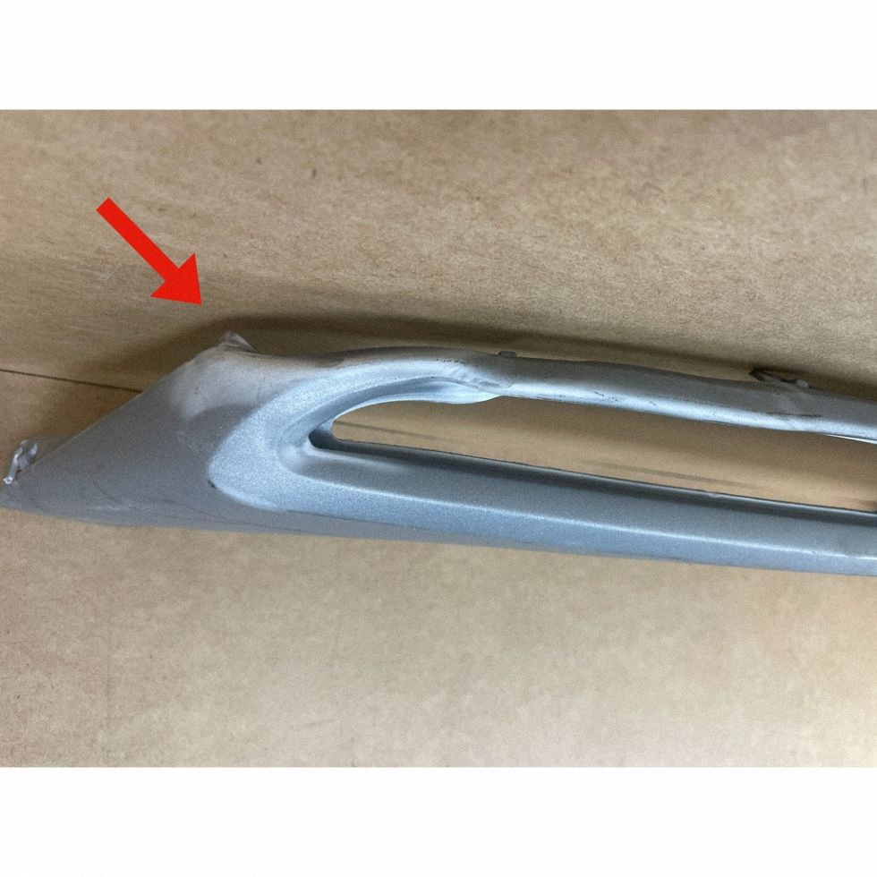 SPOILER diffuser moulding lower of a bumper rear part OPEL GRANDLAND X 2017-2021