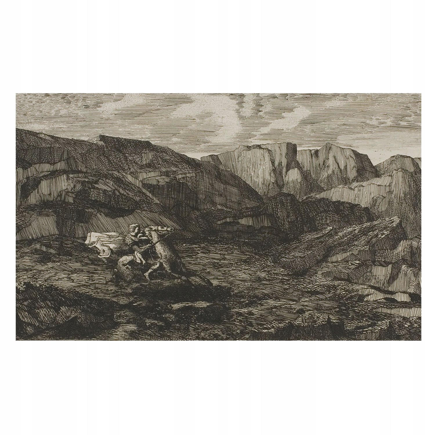 Flizelinová tapeta na stenu Flizelin Premium Horská cesta 416x254 Lepidlo