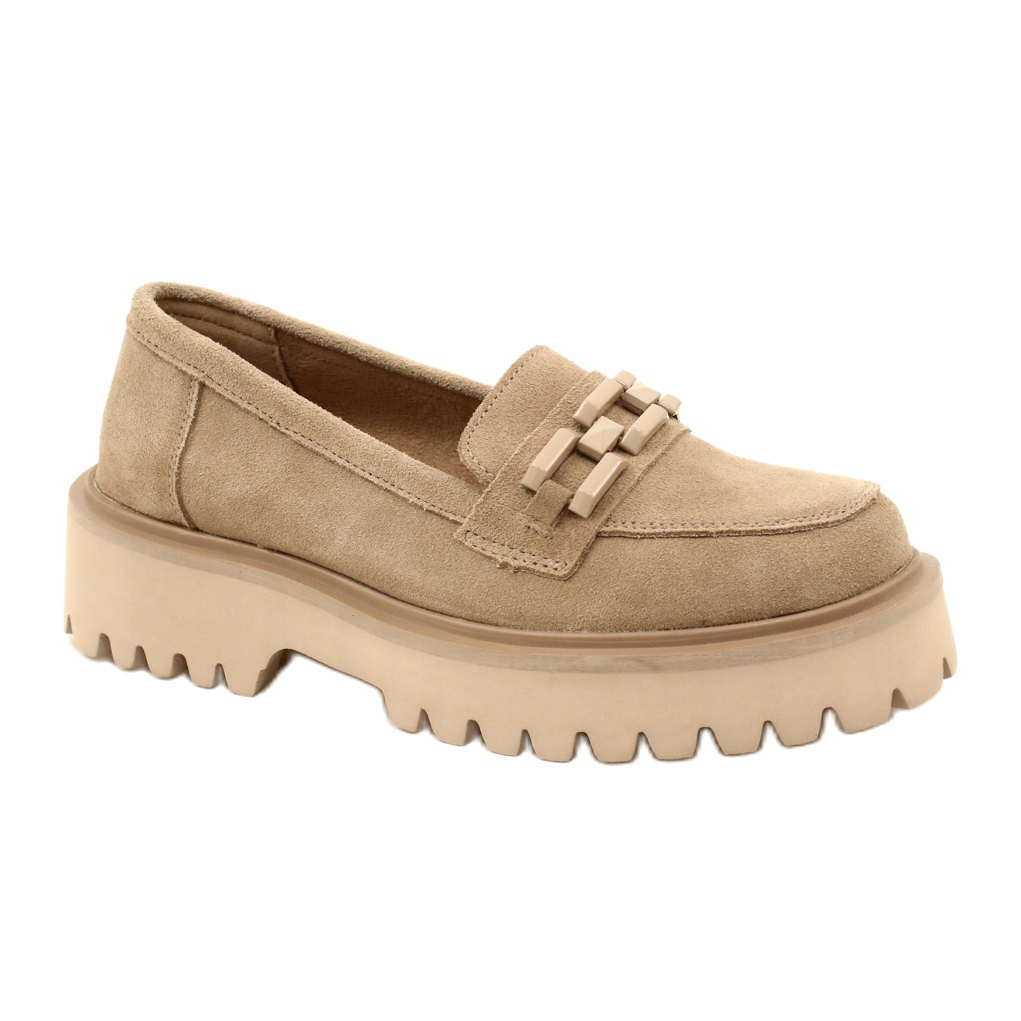 Mokasyny Zamszowe Filippo DP4792 Be r.40