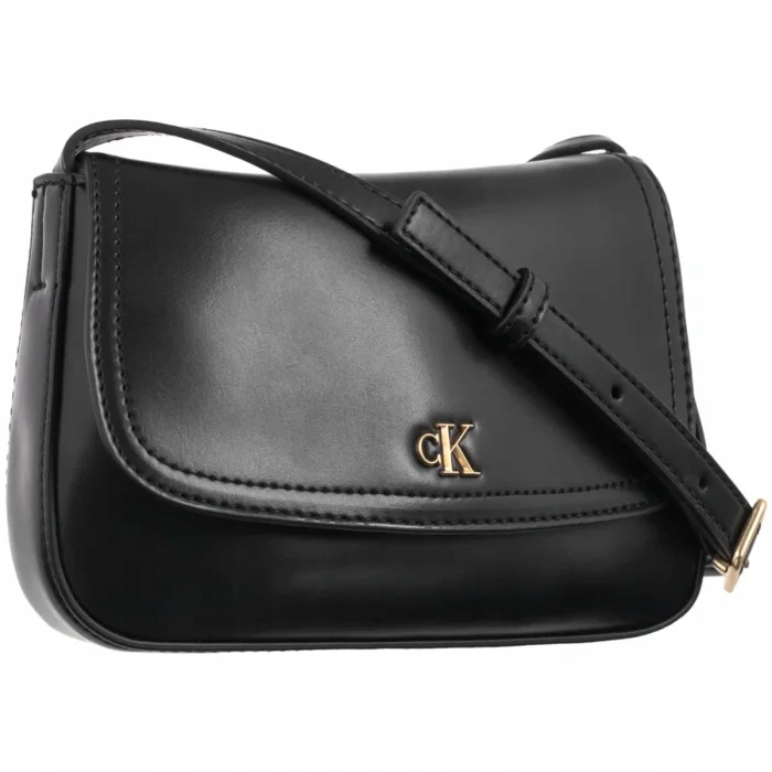 Klasická dámská kabelka Calvin Klein Flap Bag LV04F3421G černá
