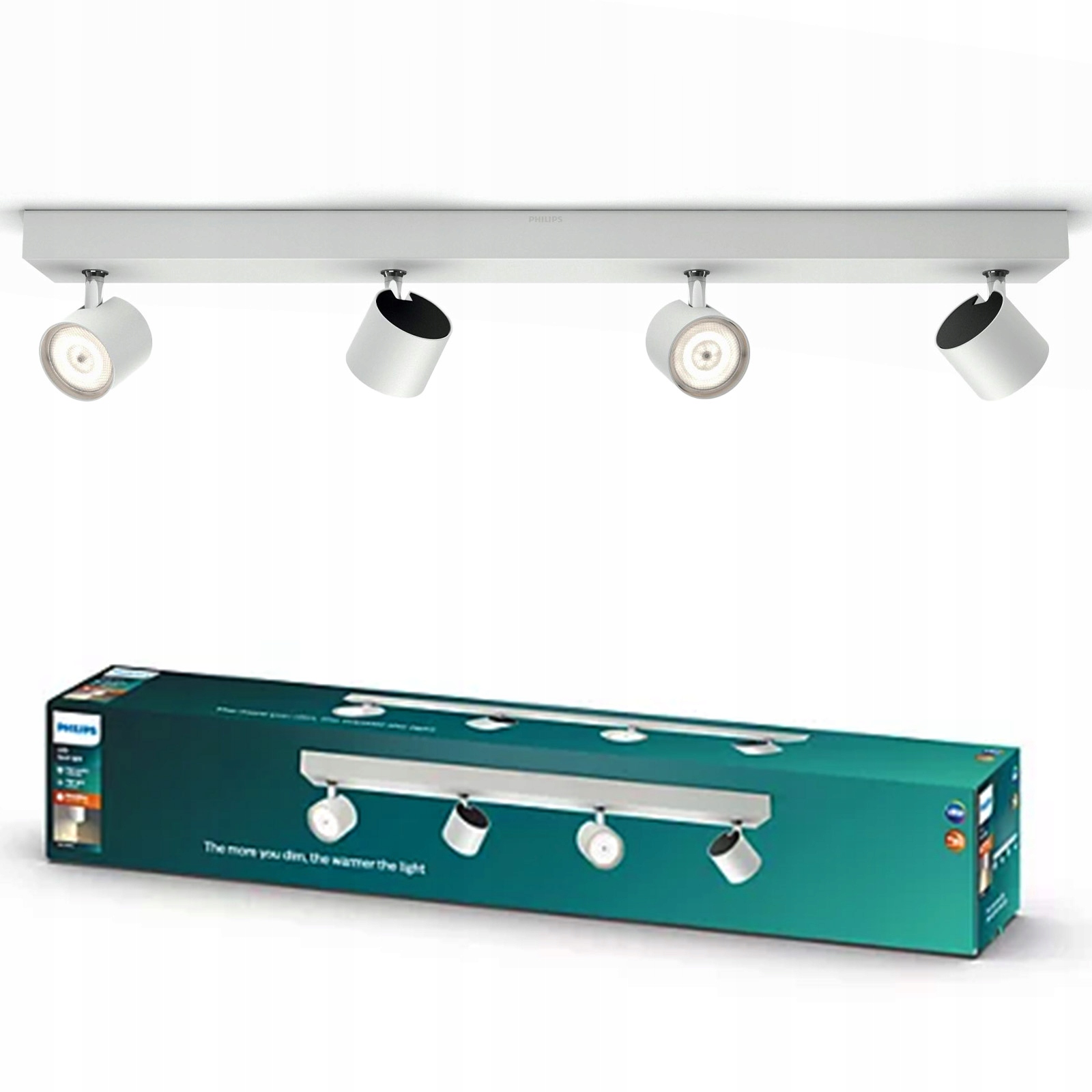 Stropná lampa Led reflektor 18W 2000lm 2200-2700K stmievateľná Philips