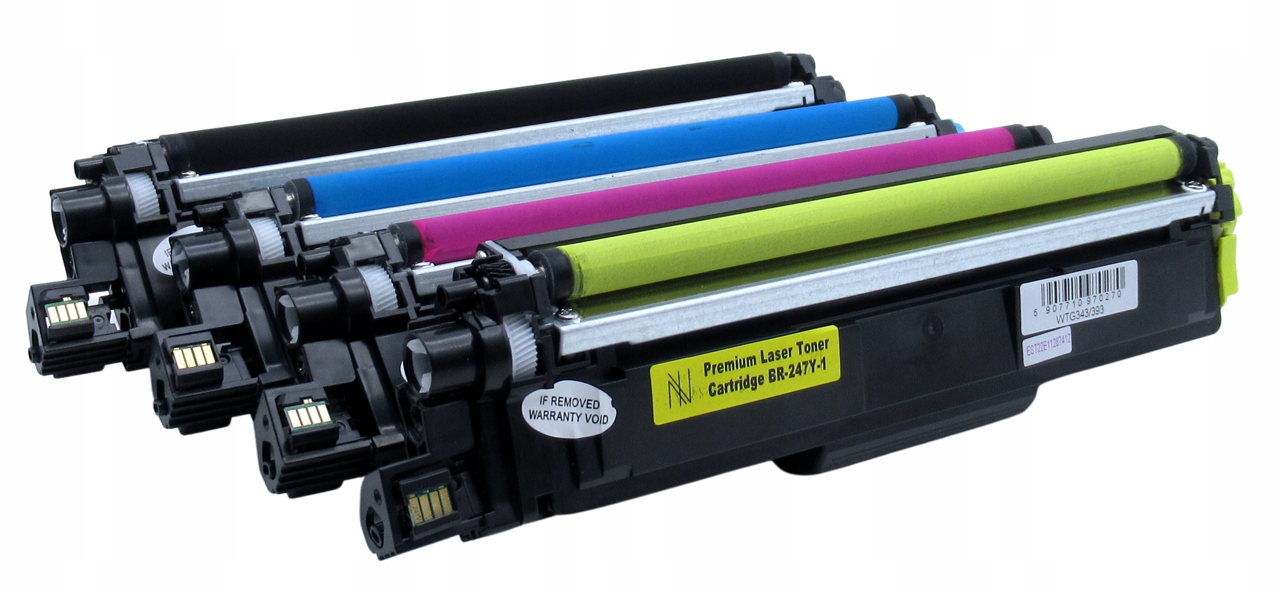 TN247 - 4x Toner do DCP-L3550CDW L3310CDW HL-L3270CDW L3210CW MFC-L3370CDW Kod producenta TN-247 BCMY / BOX / MFC-L3750 L3770