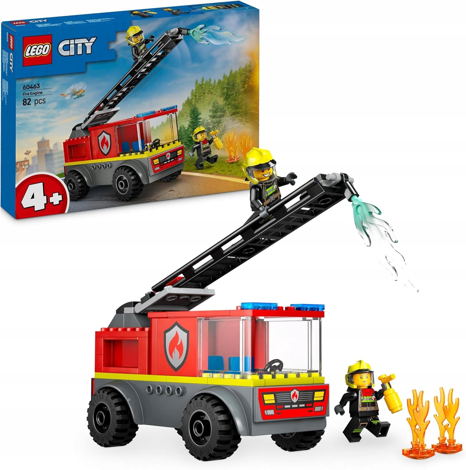 Lego 60463 Hasičský vůz s žebříkem hasiči stavebnice hasiči ohně