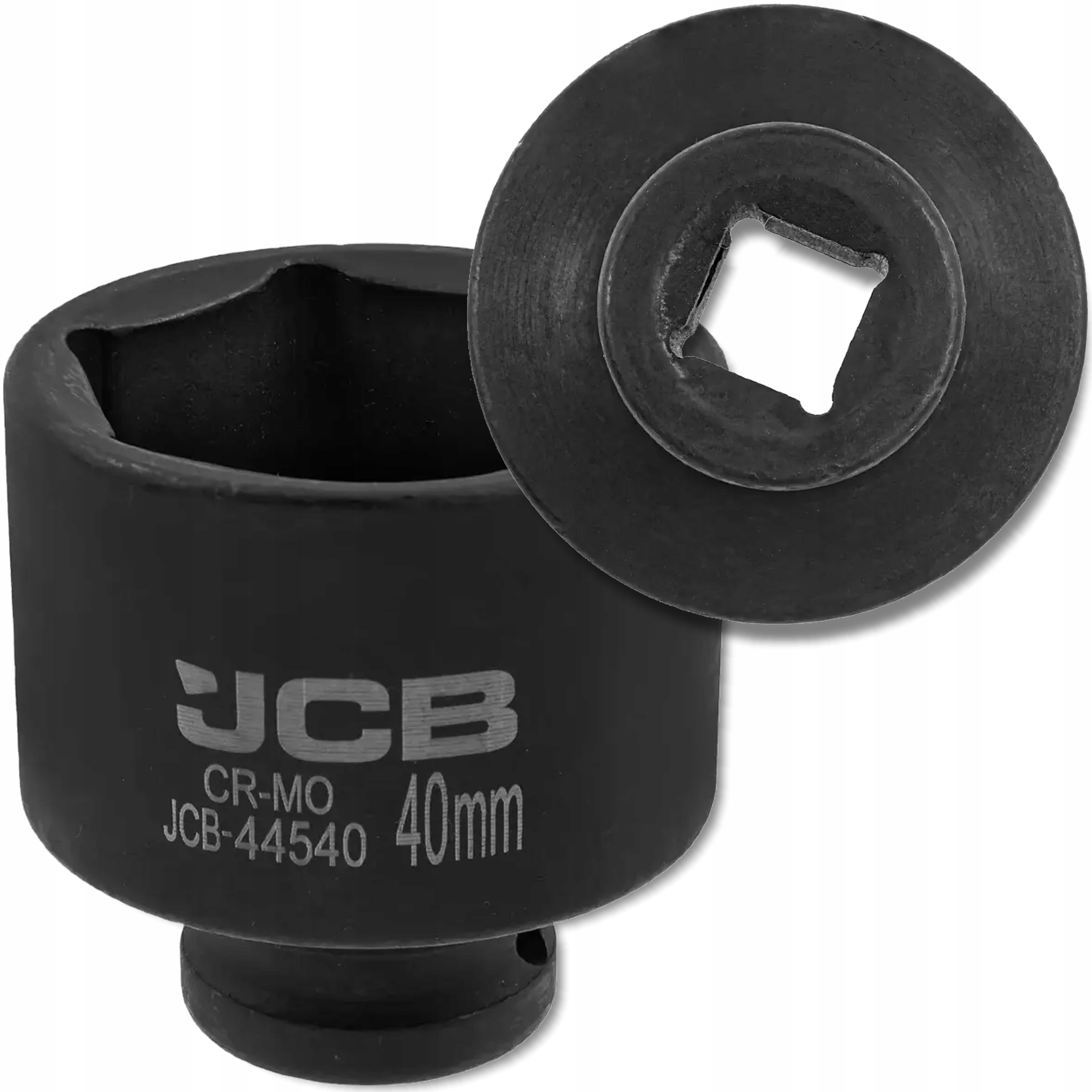 Nasadka udarowa 1/2" 6-kątna Cr-Mo klucz nasadowy 40 mm Jcb