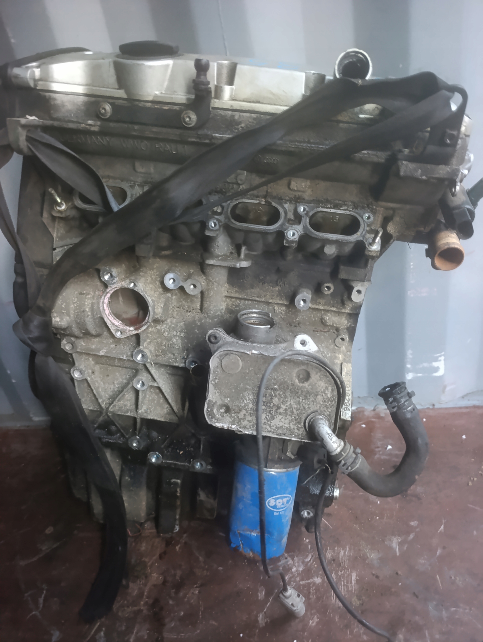 engine unprotected pillar Audi 2.0 ALT