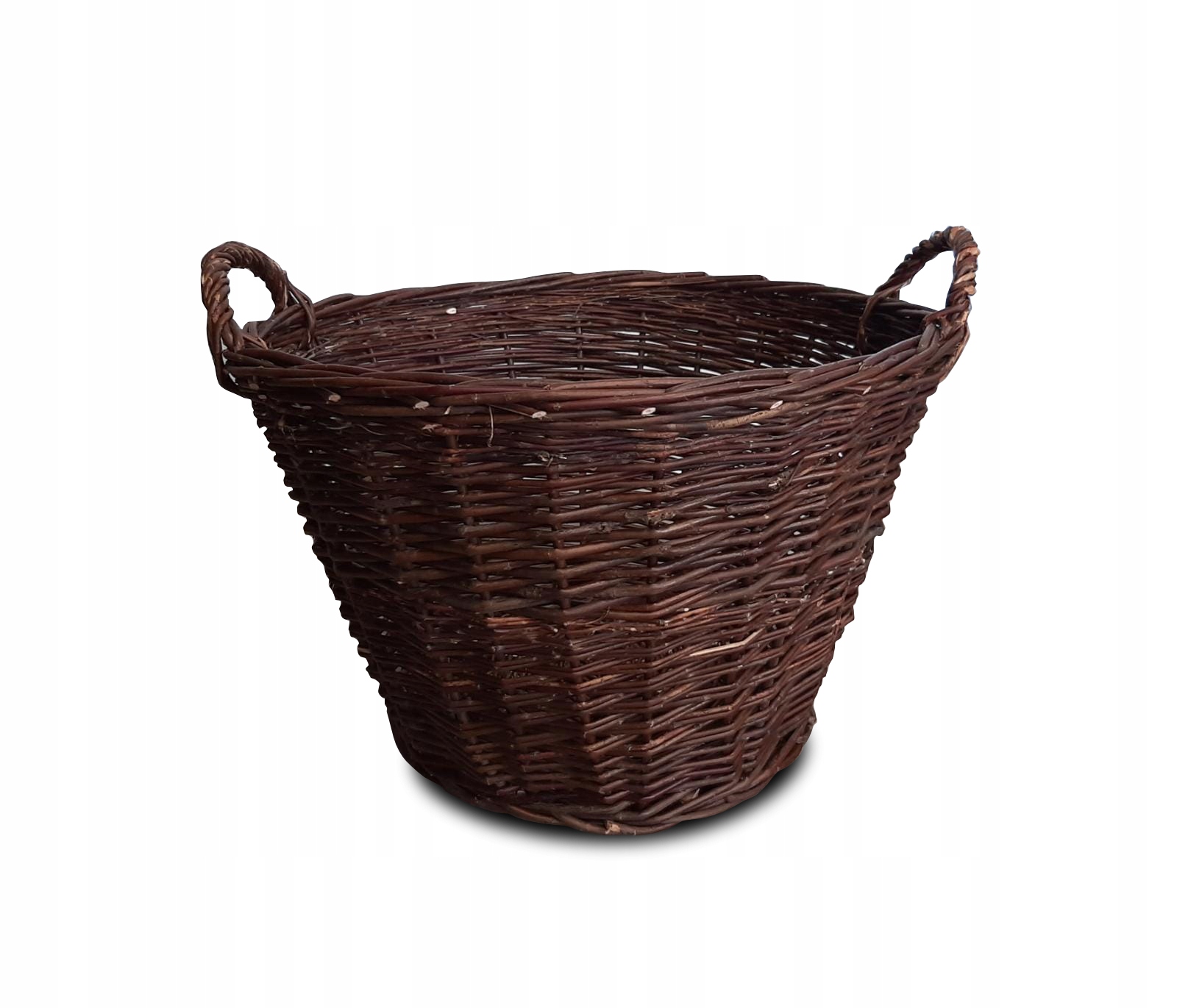 

Kosz wiklinowy gospodarczy na liście, warzywa