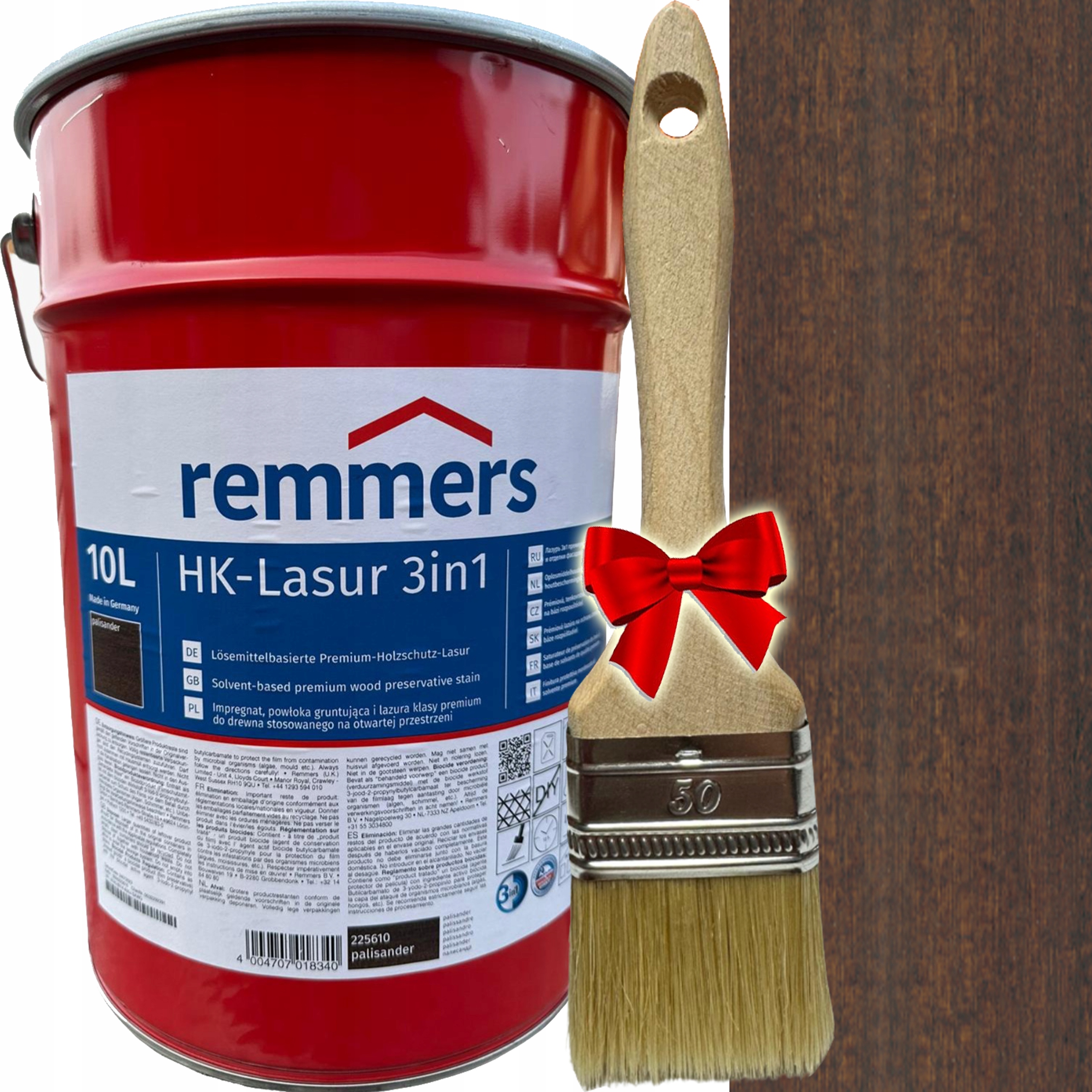 Remmers hk-lasur impregnat do drewna elewacji 10L Palisander 2256