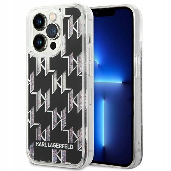 Pouzdro Pro Iphone 14 Pro Max Karl Lagerfeld Liquid Glitter Monogram