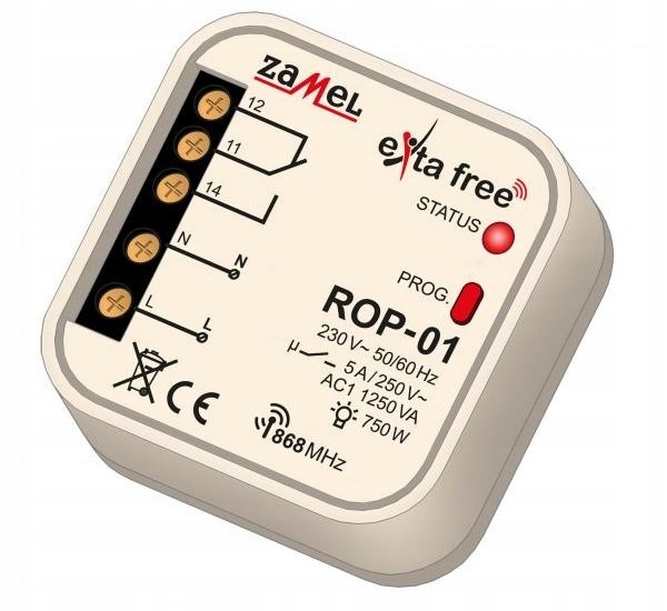 Exta Free rádiový přijímač 1-kanálový ROP-01 Zamel