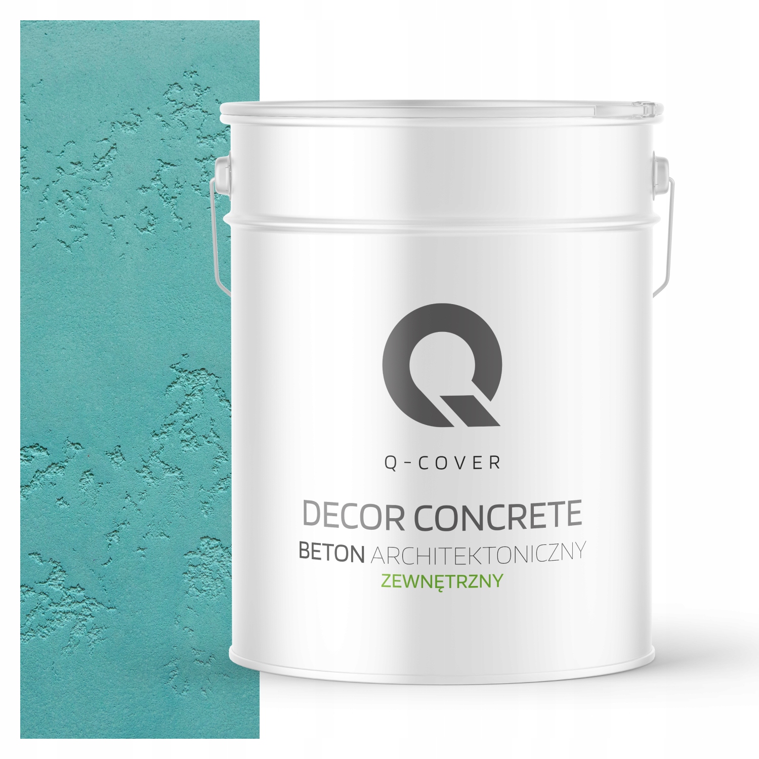 Vnější Architektonický Beton 10m2 15kg Ozdobný Efekt Tyrkysový H1441