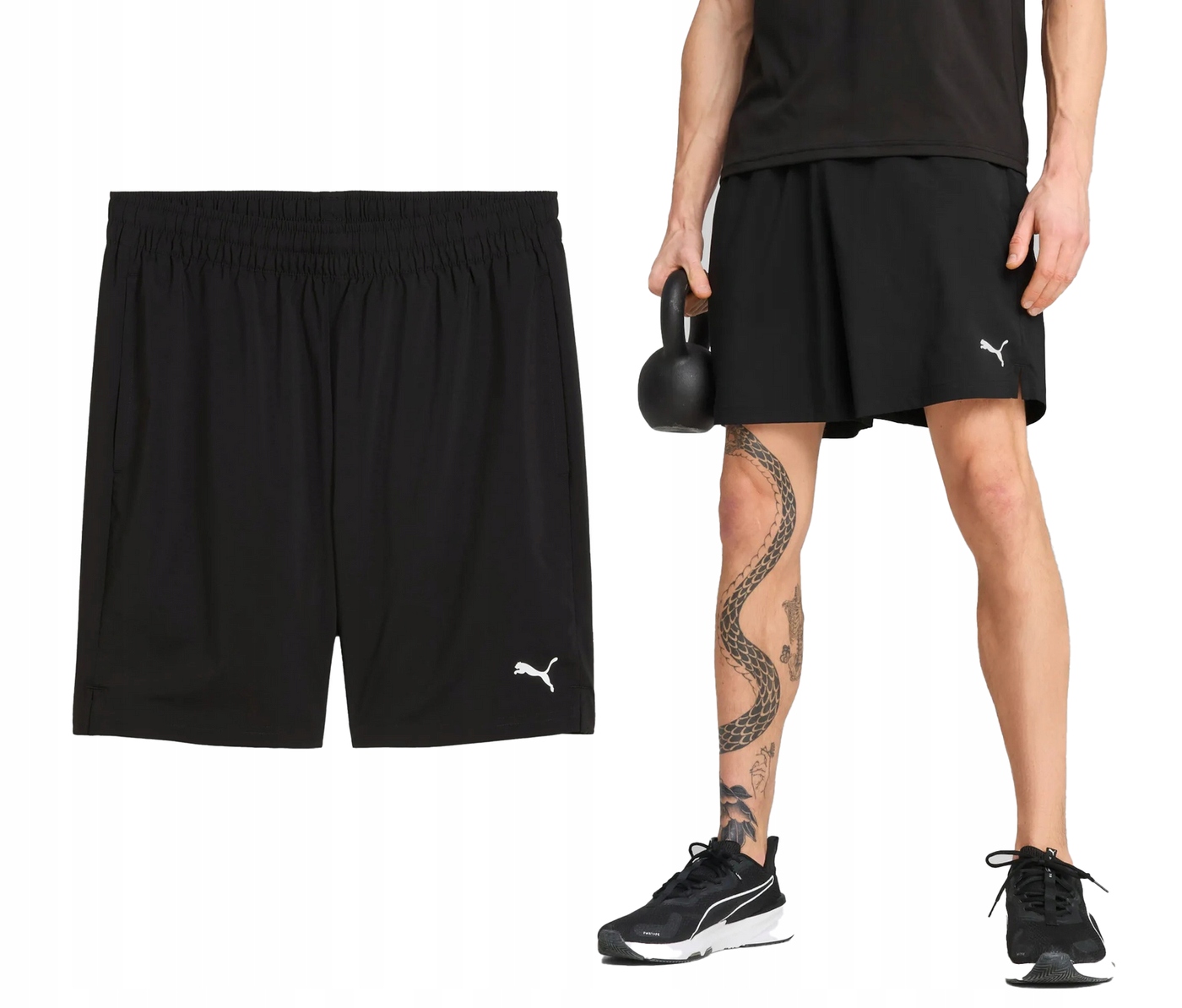Kraťasy Puma rychleschnoucí šortky 525910 01 černá S