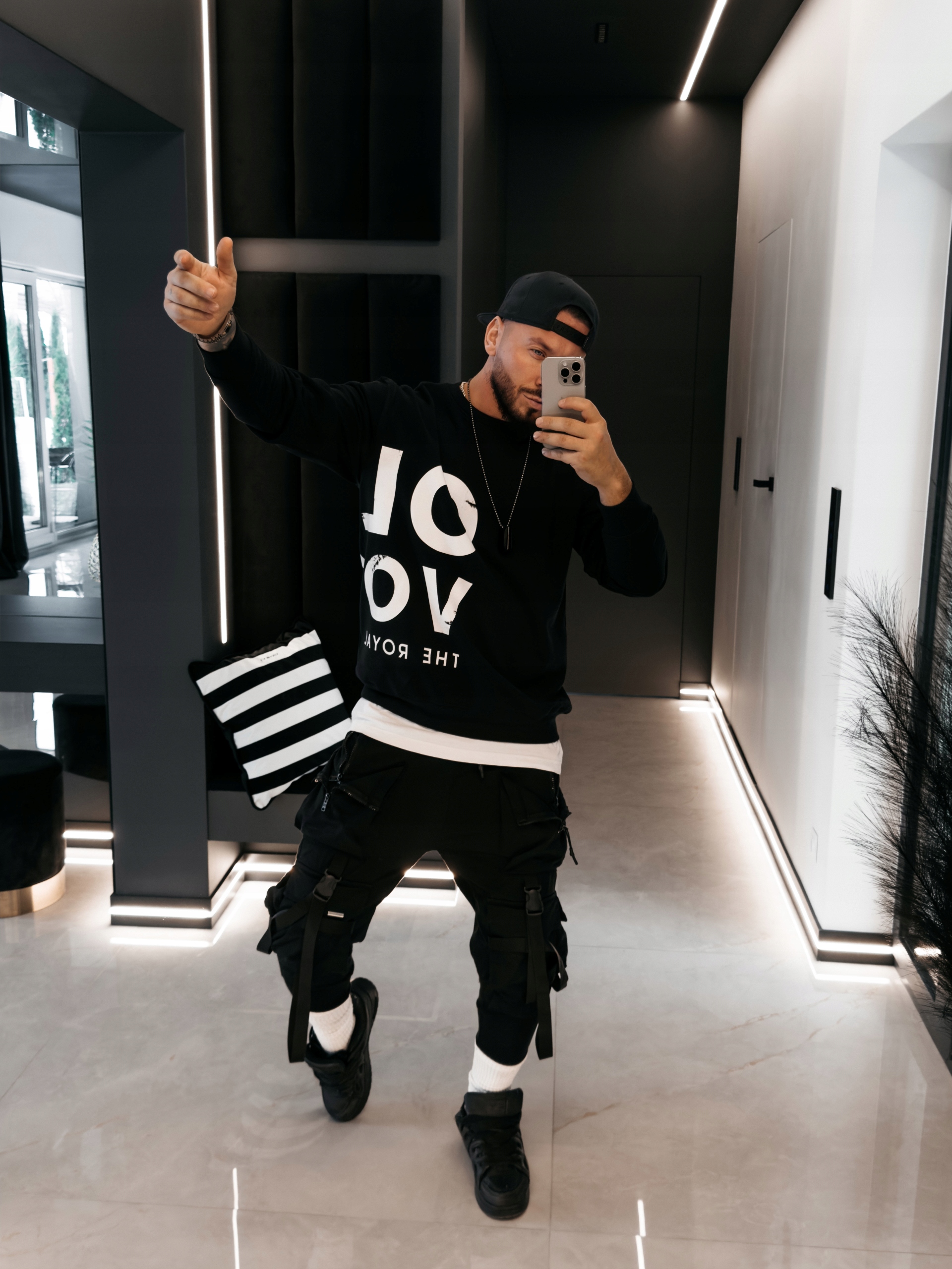 Pánská Mikina Effect Olavoga Černá S