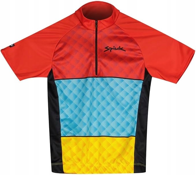 Koszulka Spiuk Maillot Anatomic r. 150cm kolarstwo bieg kids 3 kieszenie