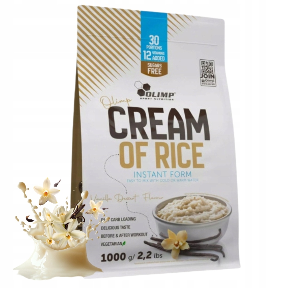 OLIMP CREAM of RICE 1000G рисовая каша углеводы готовая еда