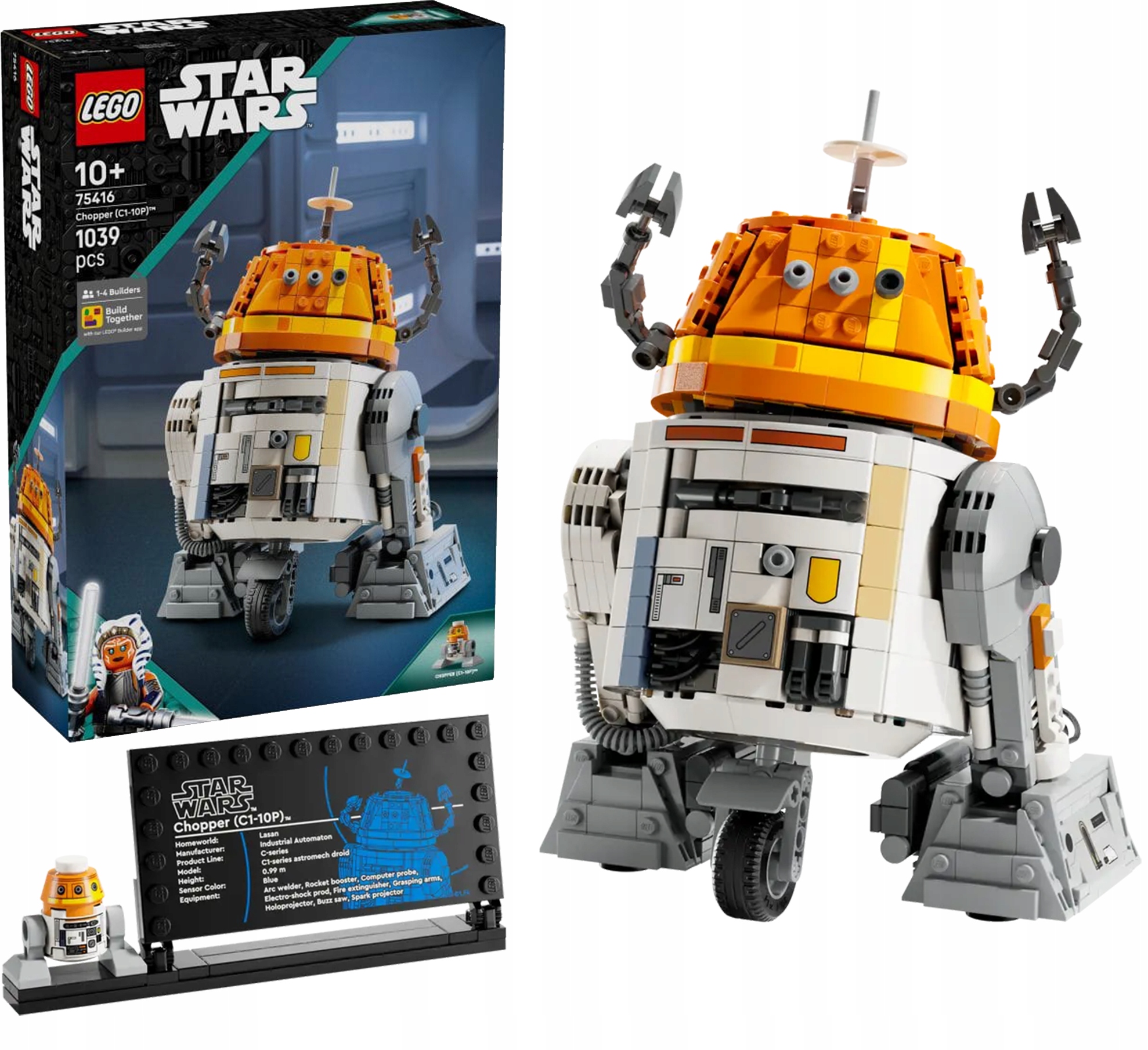 Lego Star Wars Astromechanický droid Chopper (C1-10P) 75416