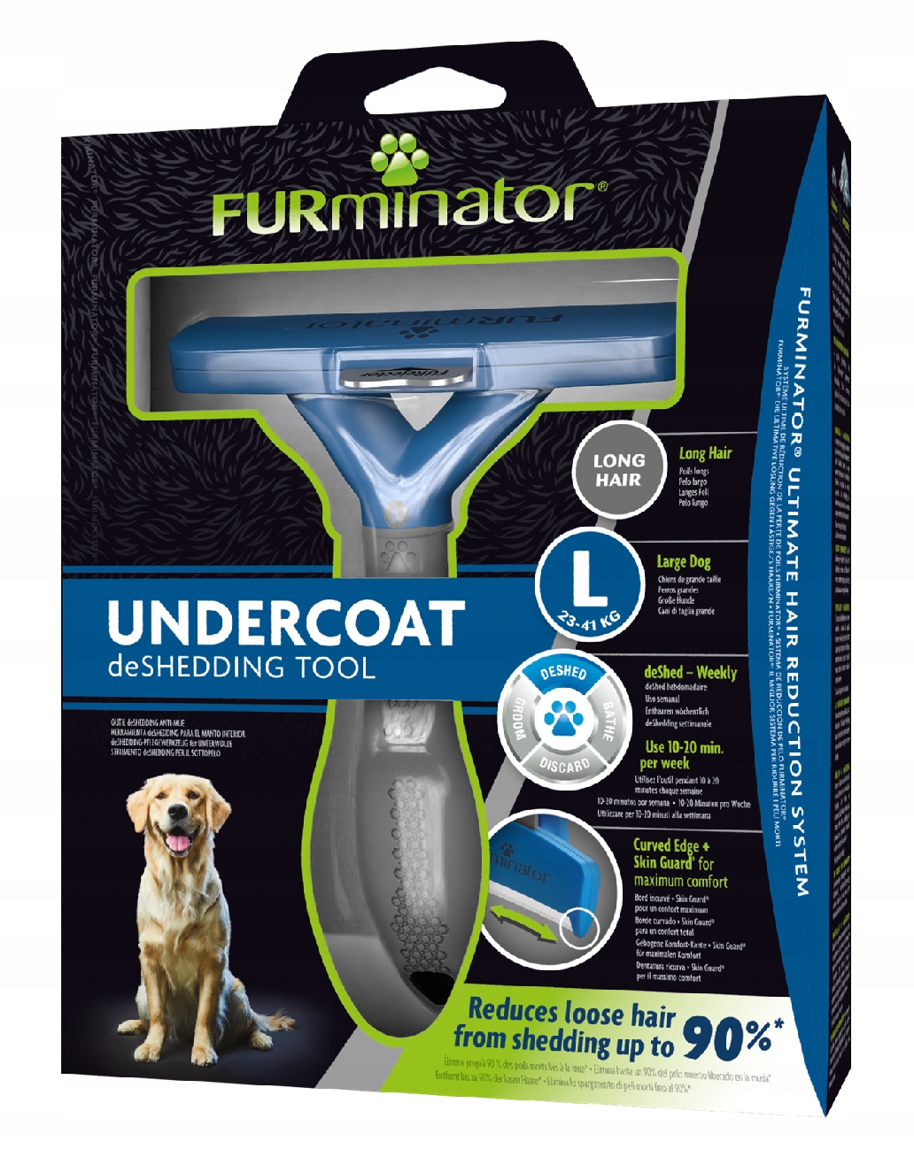 

Furminator dla psów długowłosych ras dużych Large