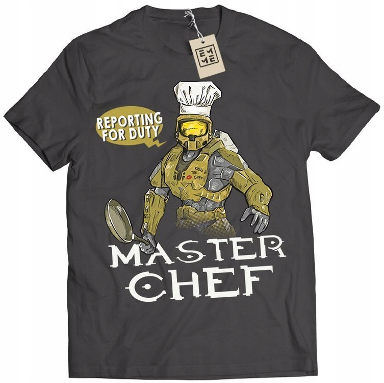 

Koszulka Master Chef Halo parodia zielona S
