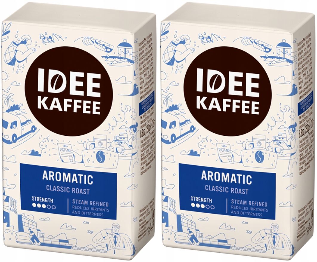 Levně Idee Kaffee Classic mletá káva Arabica 2x500 g
