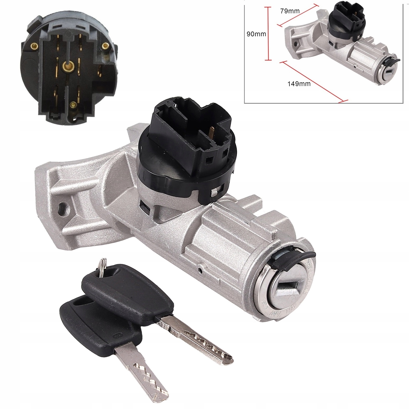 Spínač Zapaľovania 7-pinové kľúče Fiat Ducato Peugeot Boxer Citroen Jumper 2006-2010