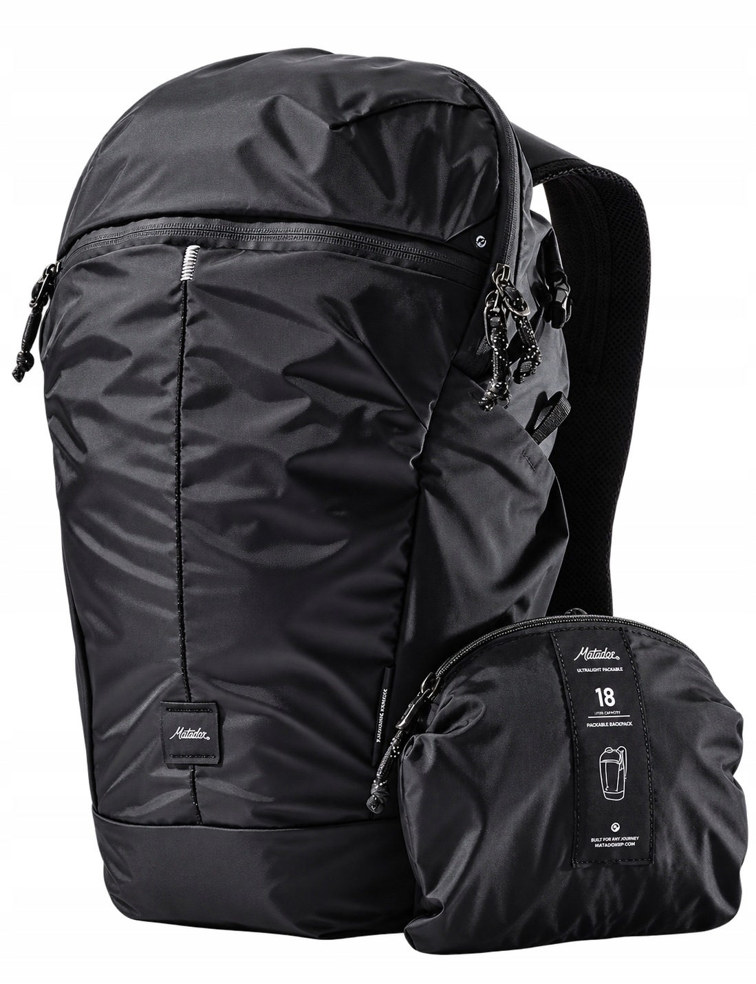 Składany Wodoodporny Lekki 255g Pojemny Plecak Matador Usa 18l Nylon 100D