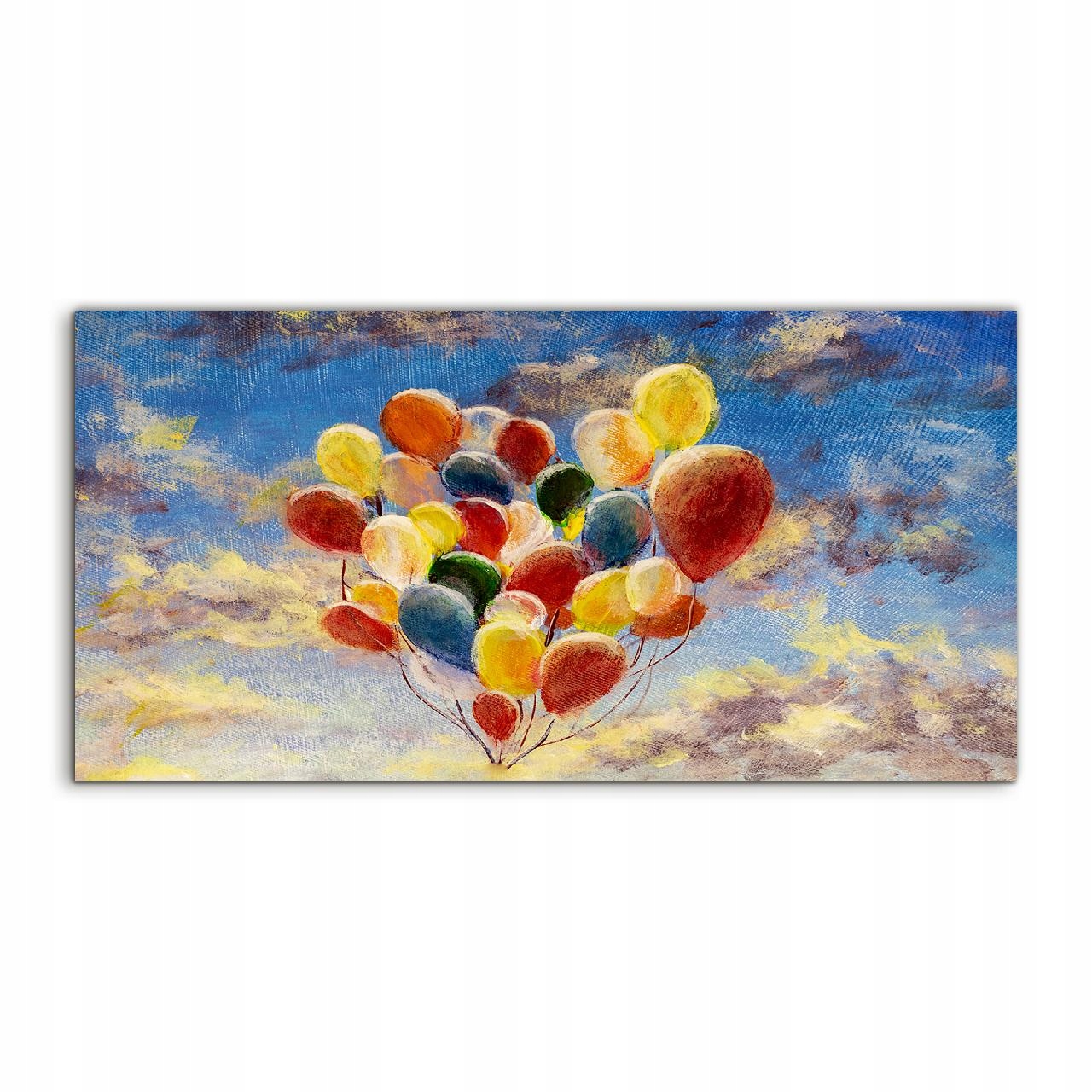 Fotoobraz 120x60 s potlačou Balóny Obloha Oblaky