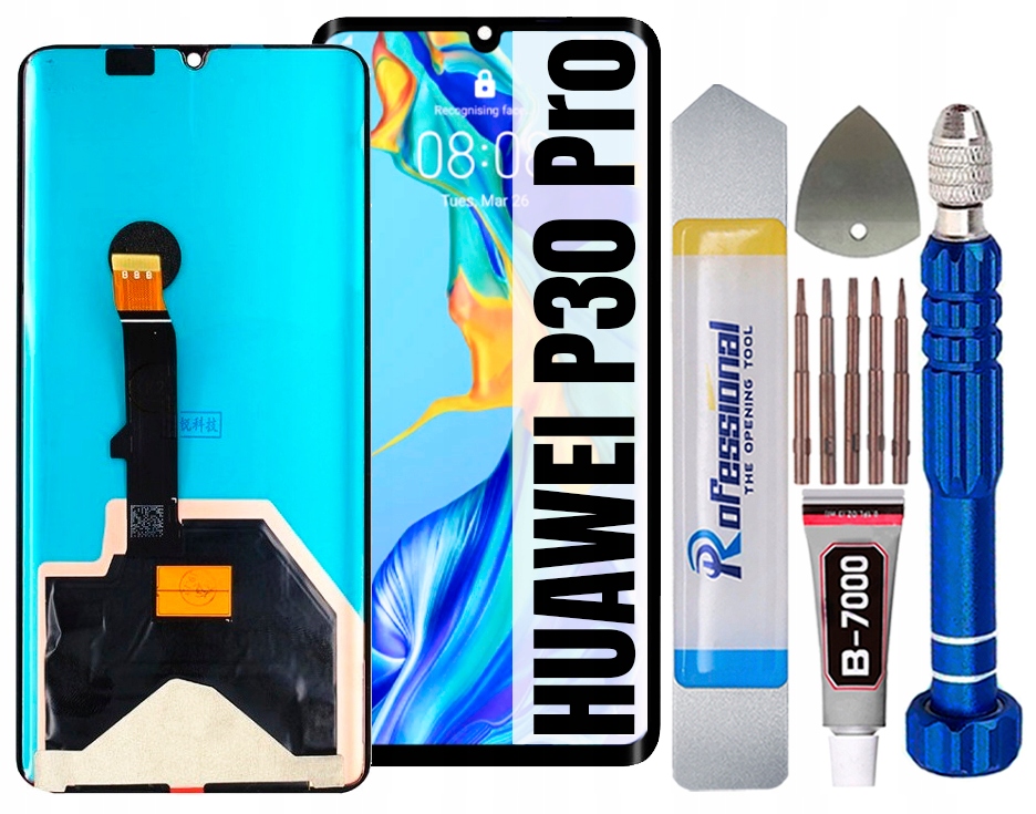Huawei P30 Pro VOG-L09 L29 Amoled LCD displej