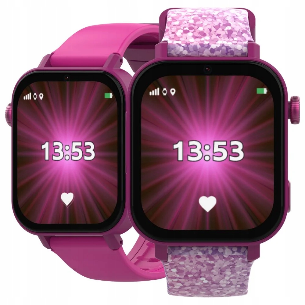 Inteligentné inteligentné hodinky pre dieťa Kidiz Chat 2.1 ružové