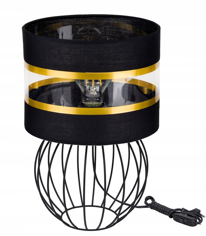 

Lampka nocna Lampa stołowa loft na led E27 Abażur