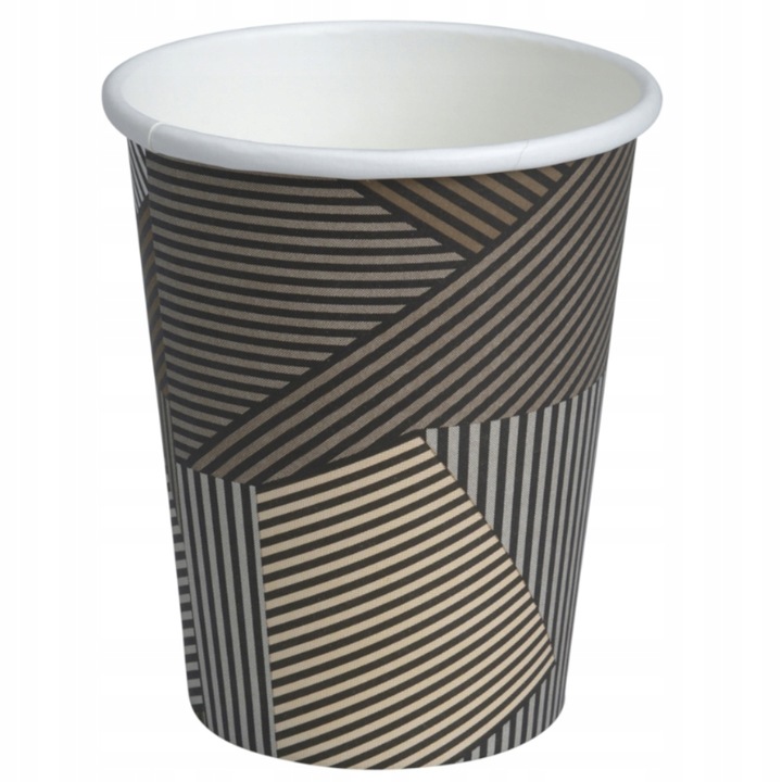 

Kubki papierowe do kawy herbaty Lines 250ml 50szt