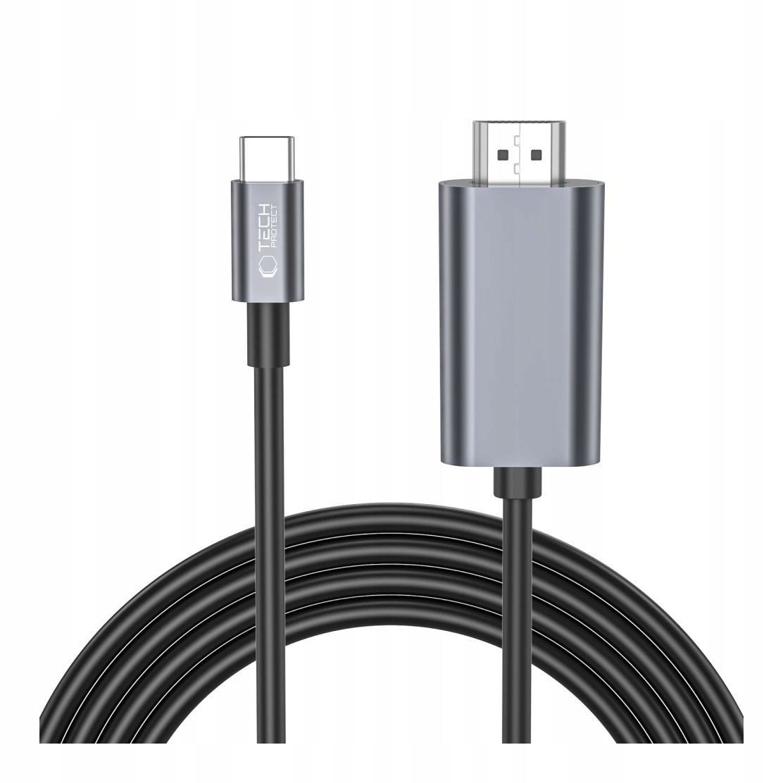 Kabel Usb-c do Hdmi 4K 60Hz 2 m Tech-Protect czarny