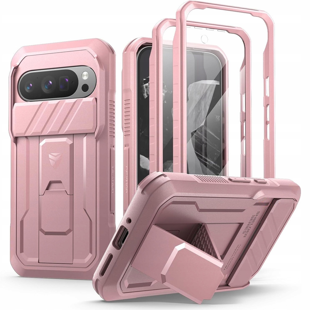 Pancéřové Pouzdro Dexnor Pro Google Pixel 9 Pro S Rámečkem Na Ochranu Obrazovky