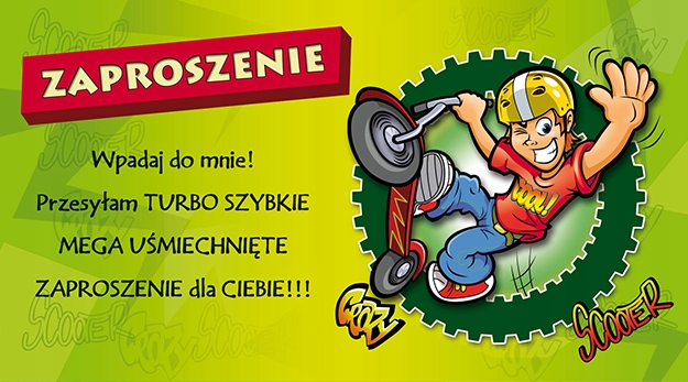 

Zaproszenia na urodziny dziecięce zabawne ZSY5