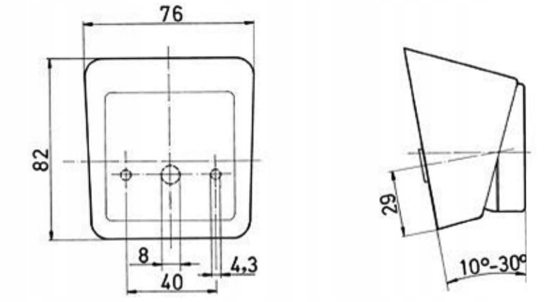 8760876 - Fendt Hobby Knaus передняя белая габаритная лампа