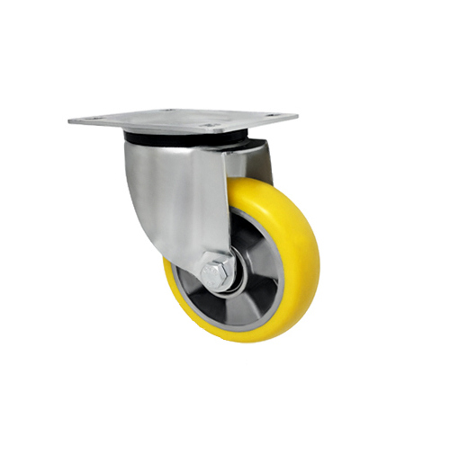 Hliníkovo-polyuretanové kolo, otočné pouzdro S125