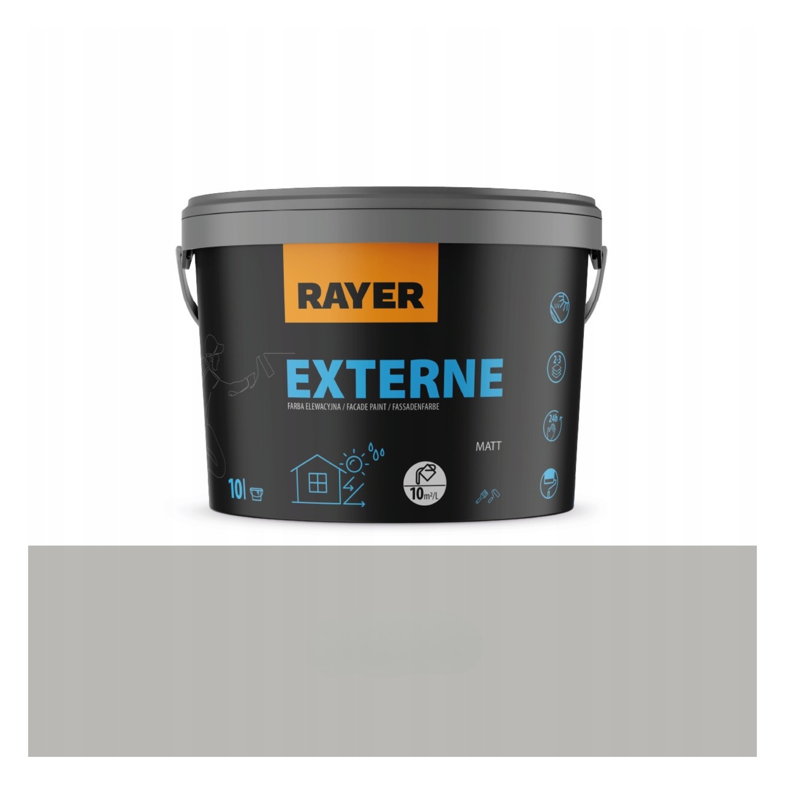 Rayer Fasádní Barva 10 l šedá