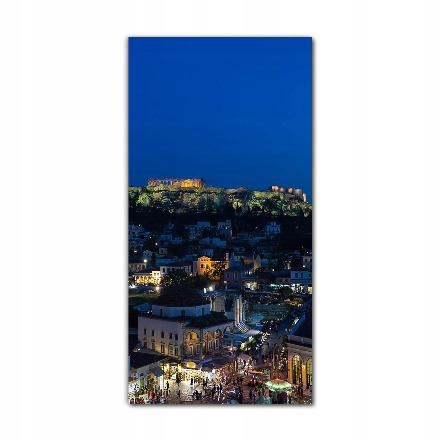 

Foto-obraz ścienny grafika 70x140 cm Akropol noc