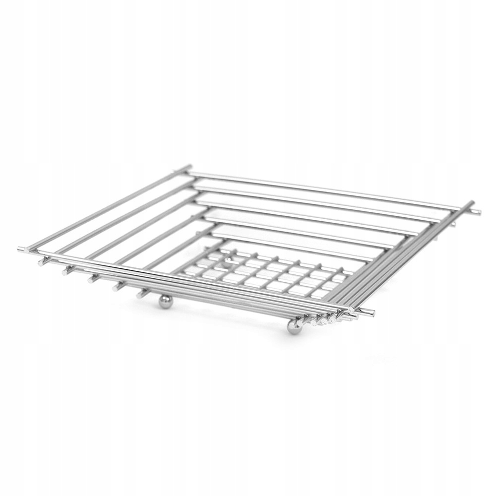 

Patera Metalowa Srebrna Koszyk Na Owoce 30x30cm