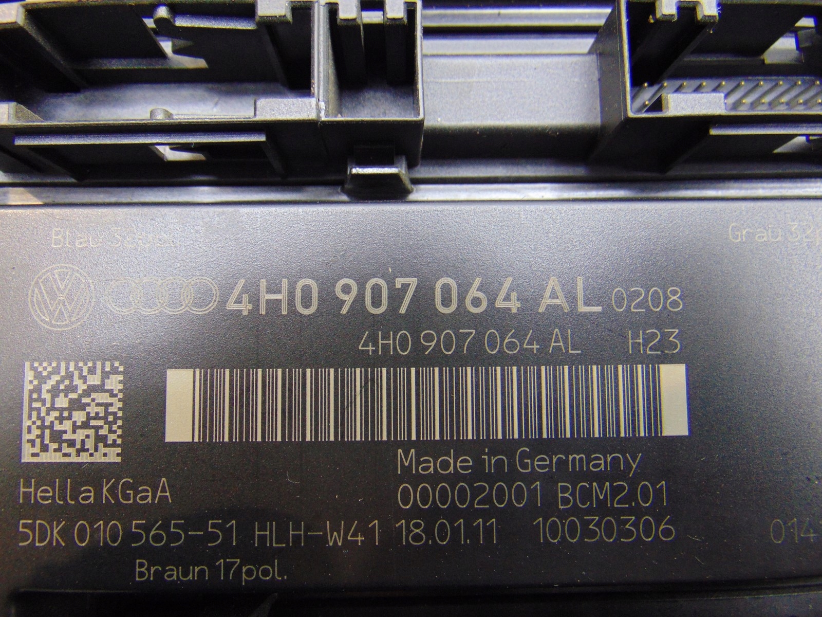 module control unit KOMFORTU VW TOUAREG 7P 4H0907064AL