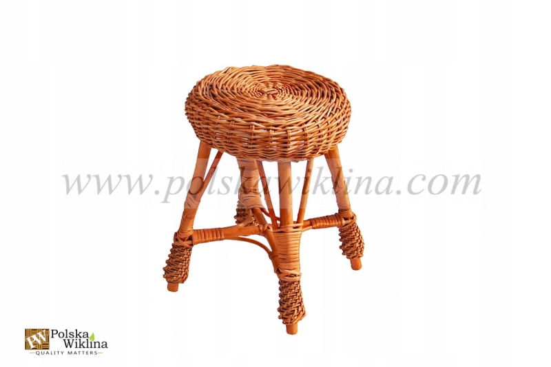 

Taboret wiklinowy naturalny mocny Polska Wiklina