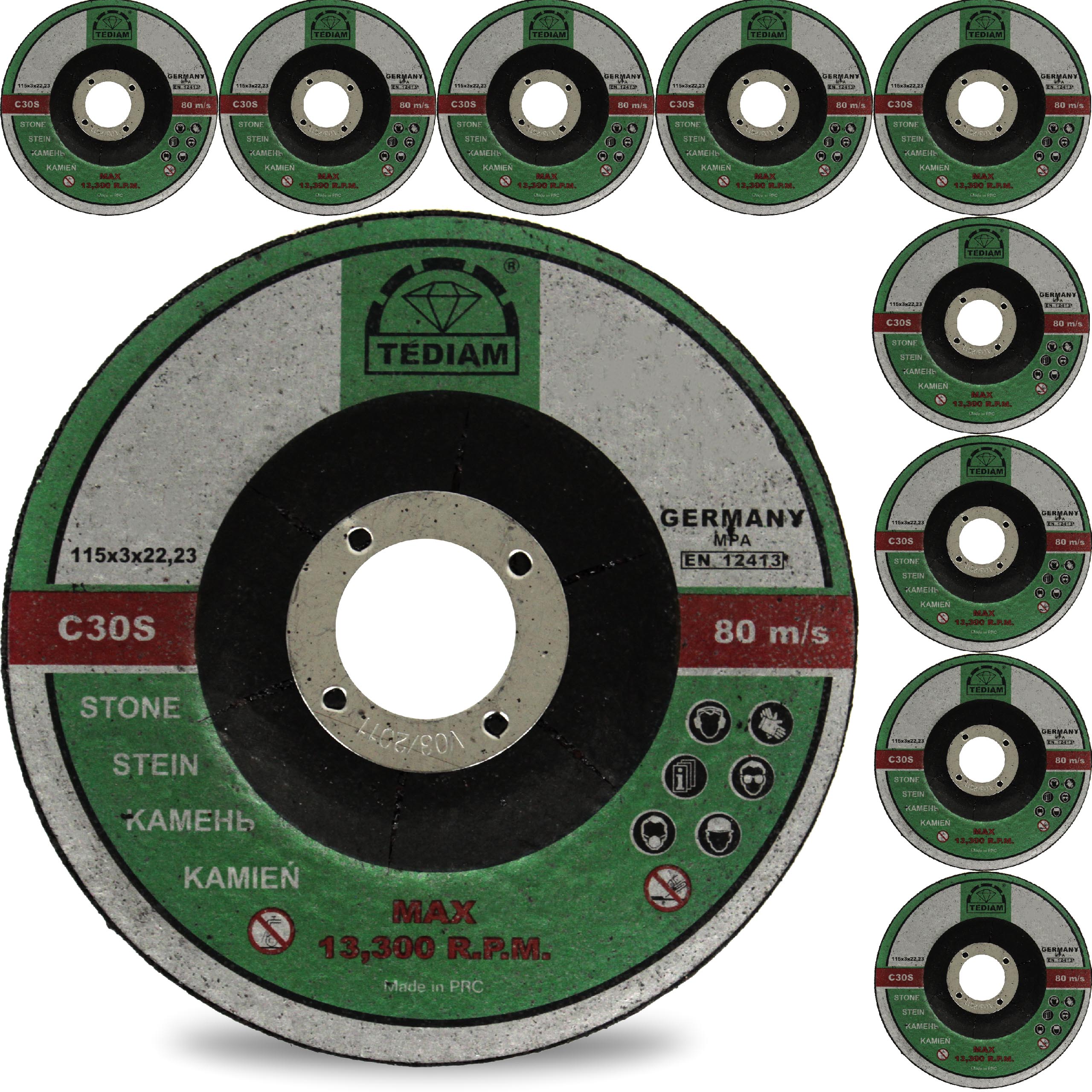 

Tarcza Do Cięcia Betonu Kamienia 115 x 3,0 Tediam