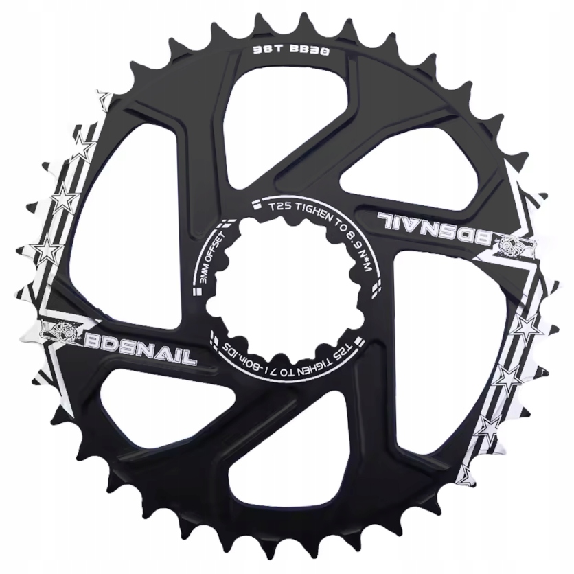 Zębatka Narrow Wide SNAIL do Sram GXP Truvativ 38T Direct Mount 3 mm Offset