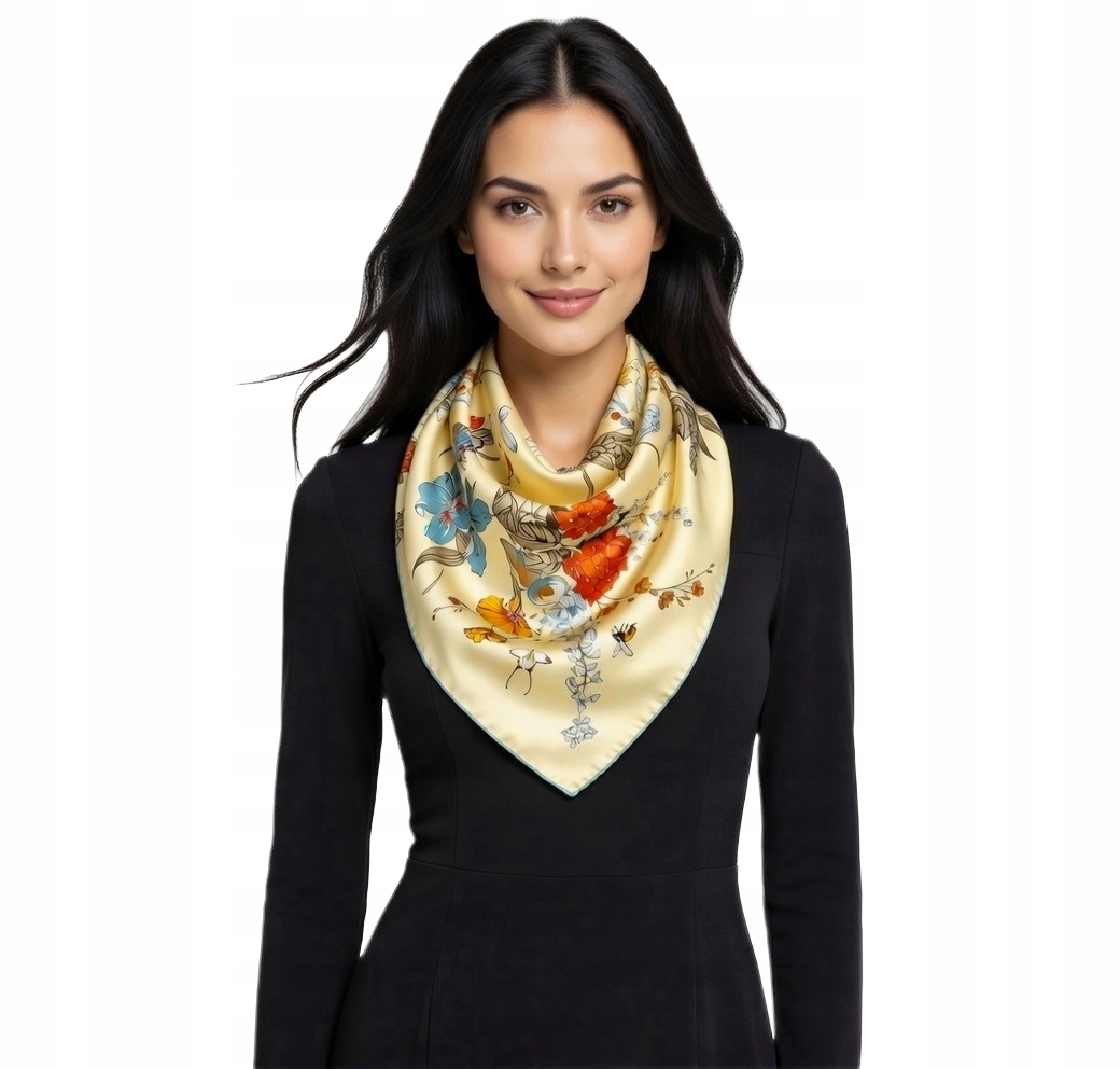 Hedvábný Šátek 100% Přírodní Morušový Hedvábí, Prémiová Kvalita