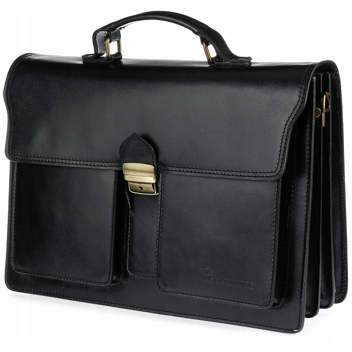 Kožená pánská aktovka na dokumenty prémiové kvality Beltimore