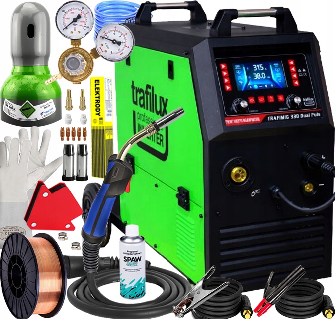 Invertorová Svářečka Migomat Trafilux Trafimig 330 Dual Puls LCD 400V 315A