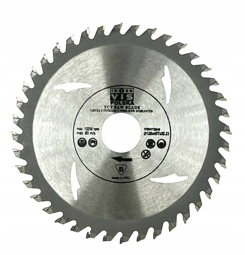

Tarcza Widiowa Do Drewna 125 mm x 22,2 x 40T Widia