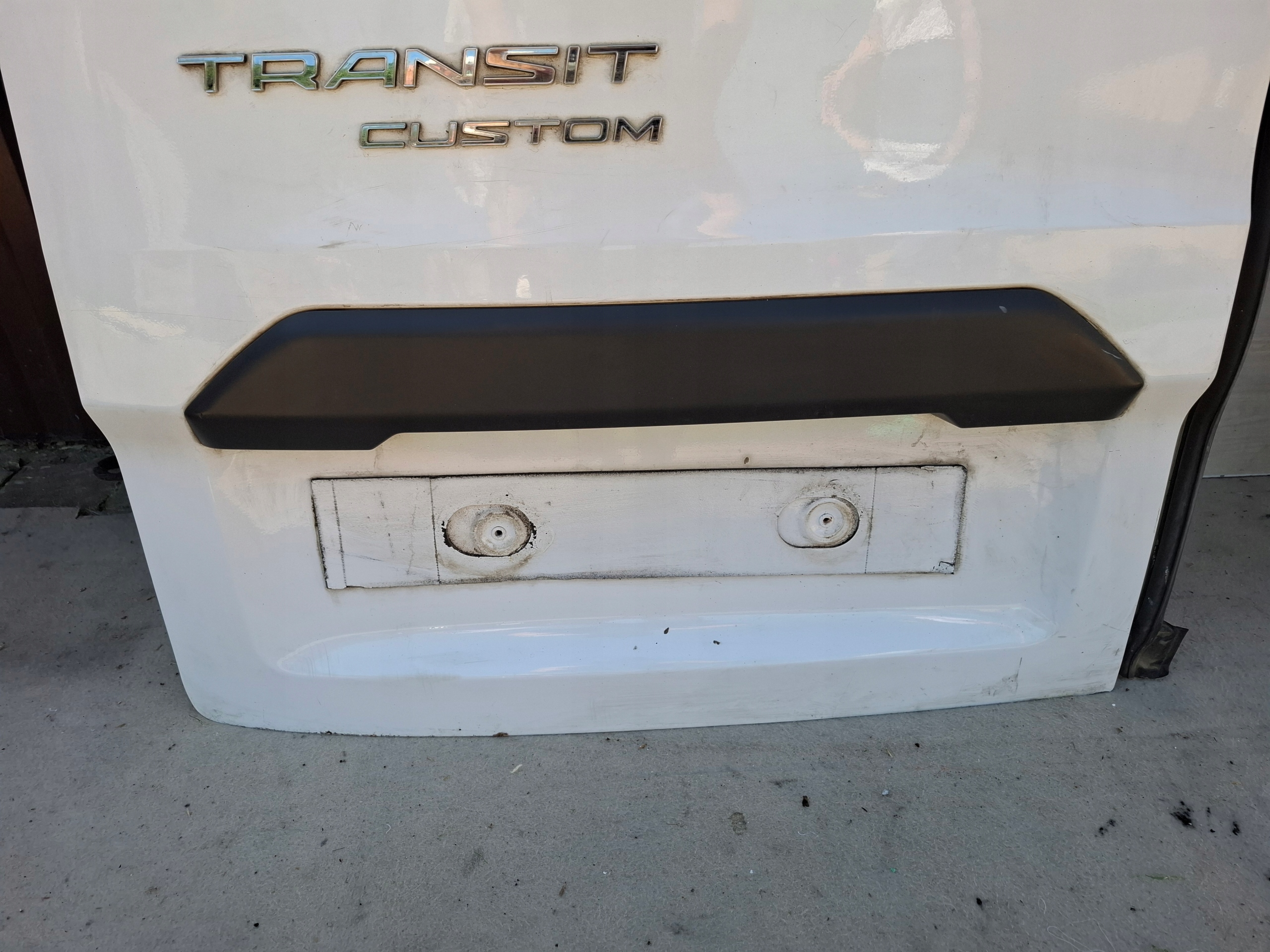 FORD TRANSIT CUSTOM MK1 door rear part left right BIALE 17r
