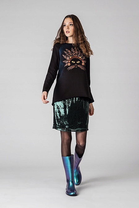 Kalosze Damskie Wysokie Buty Lekkie Kameleon PVC Rozmiar 37